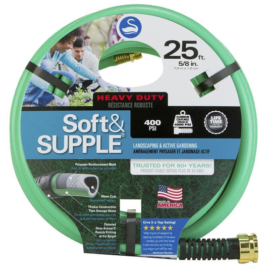 5/8" X 25' Soft&Supply Garden Hose