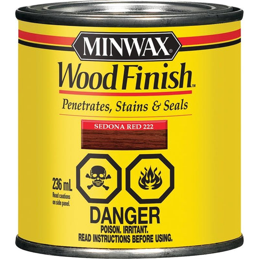 Minwax #222 Stain Sedona Red 236mL