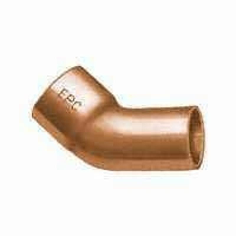 1/2" Wrot Copper 45 Degree Street Elbow CXC