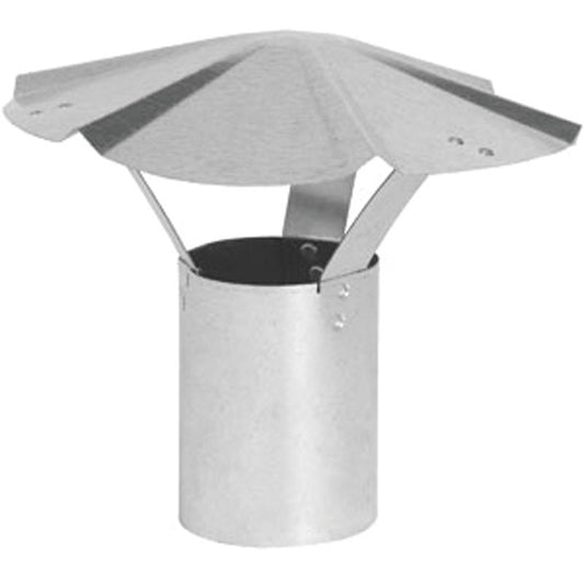 6" Galvanized Rain Cap