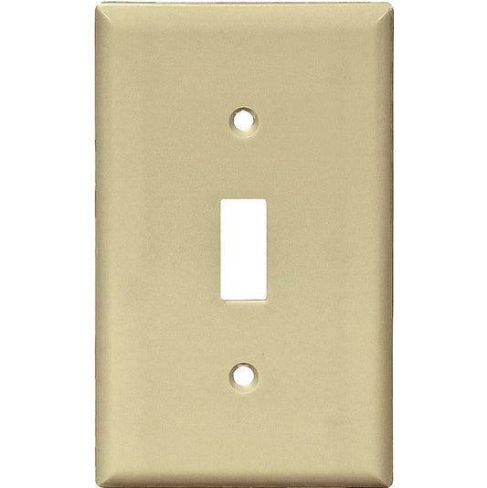 Single Switch Plate Ivory 1-Gang