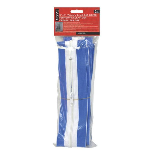 3" X 7' Task Heaver Dutry Qsr Zipper - 2/Pk