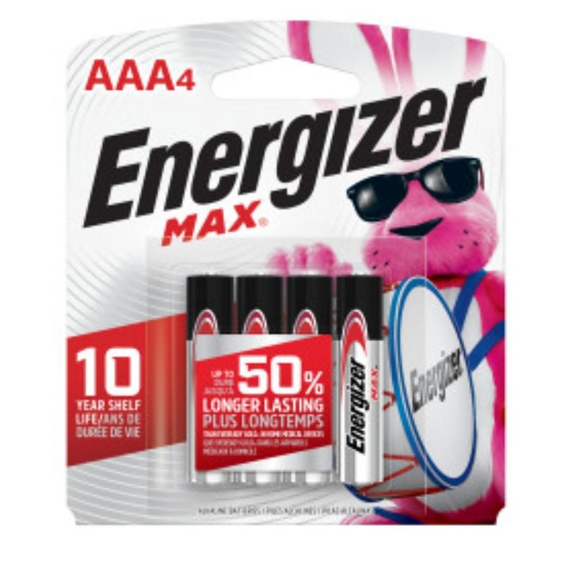 Energizer Aaa Battery Alkaline 4/pk