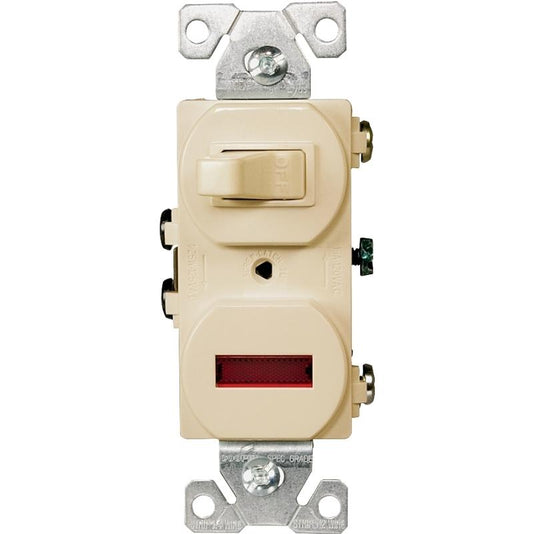 Eaton Toggle Switch & Pilot Light Ivory 15A 277V