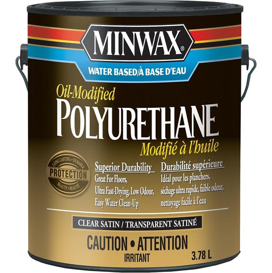 Polyurethane Water-Based Satin 3.78L