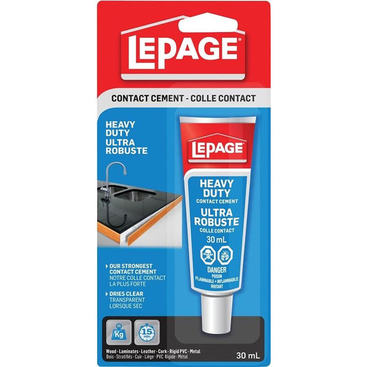 LePage Clear Contact Cement 30mL