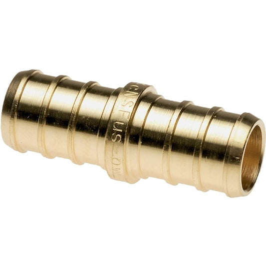 1/2" Pex Coupling Brass