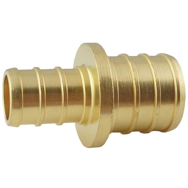 1/2" X 3/4" Pex Coupling Brass