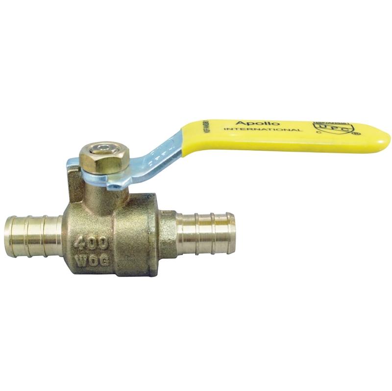 1/2" Pex Ball Valve Brass