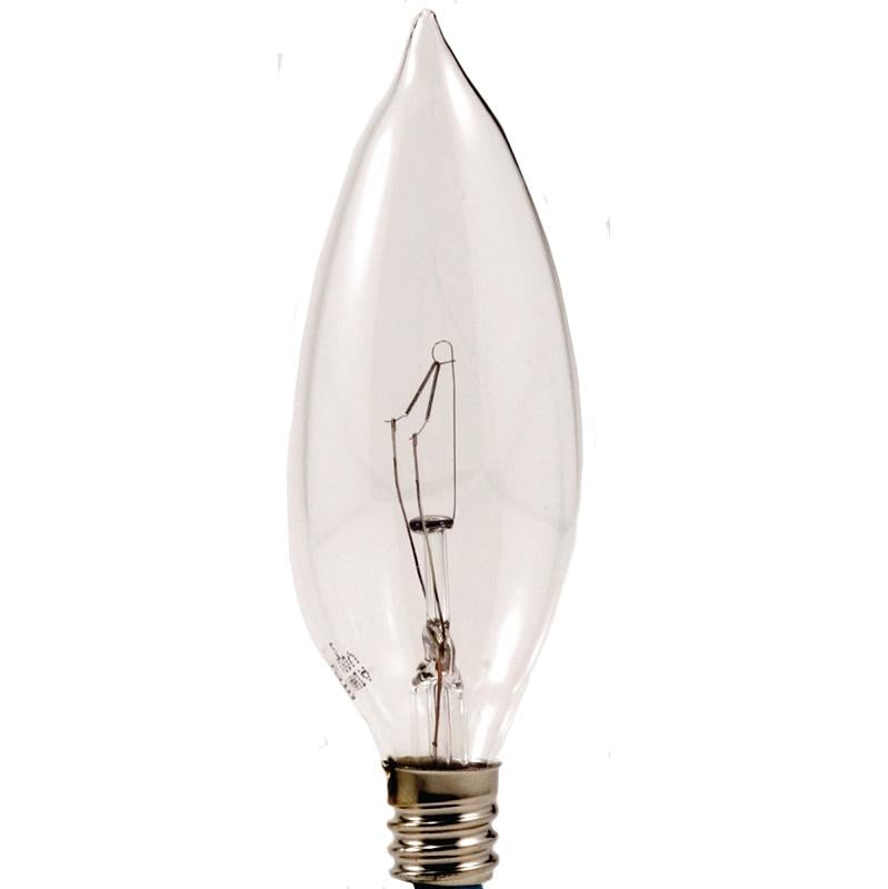 Chandelier Bulb 60W Clear 4/pk