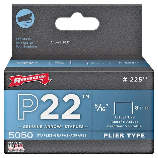 5/16" Arrow P22 Staples 5000/pk