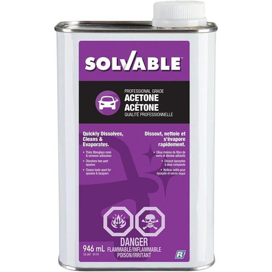 Solvable Acetone 946mL