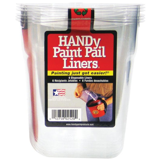 Handy Liners Clear Plastic 6/Pk