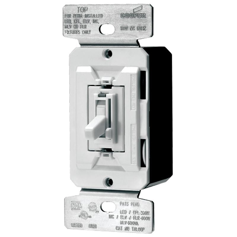 Eaton Toggle Dimmer 3-Way TUL06P-C2