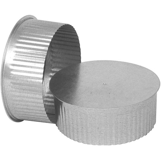 6" Galvanized End Cap