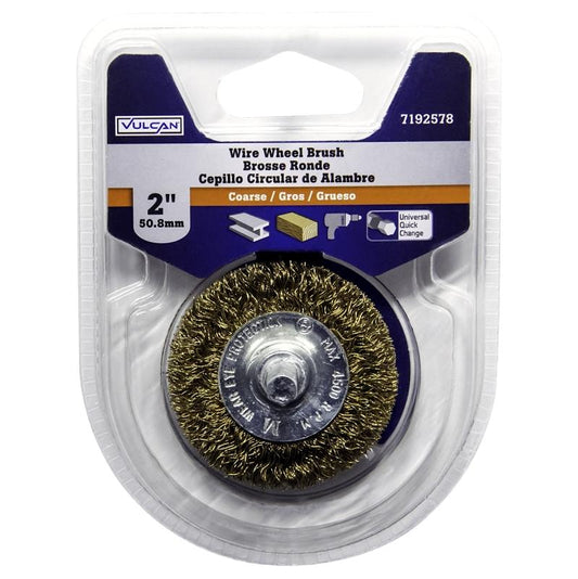 1/4" X 2" Wheel Wire Brush Coarse