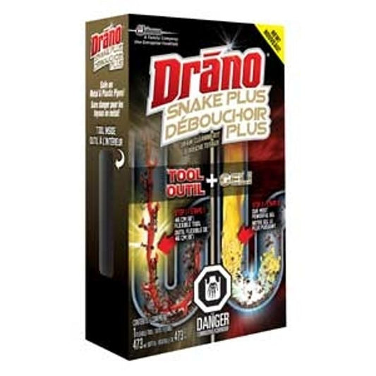 Drano Drain Cleaner W/snake Tool