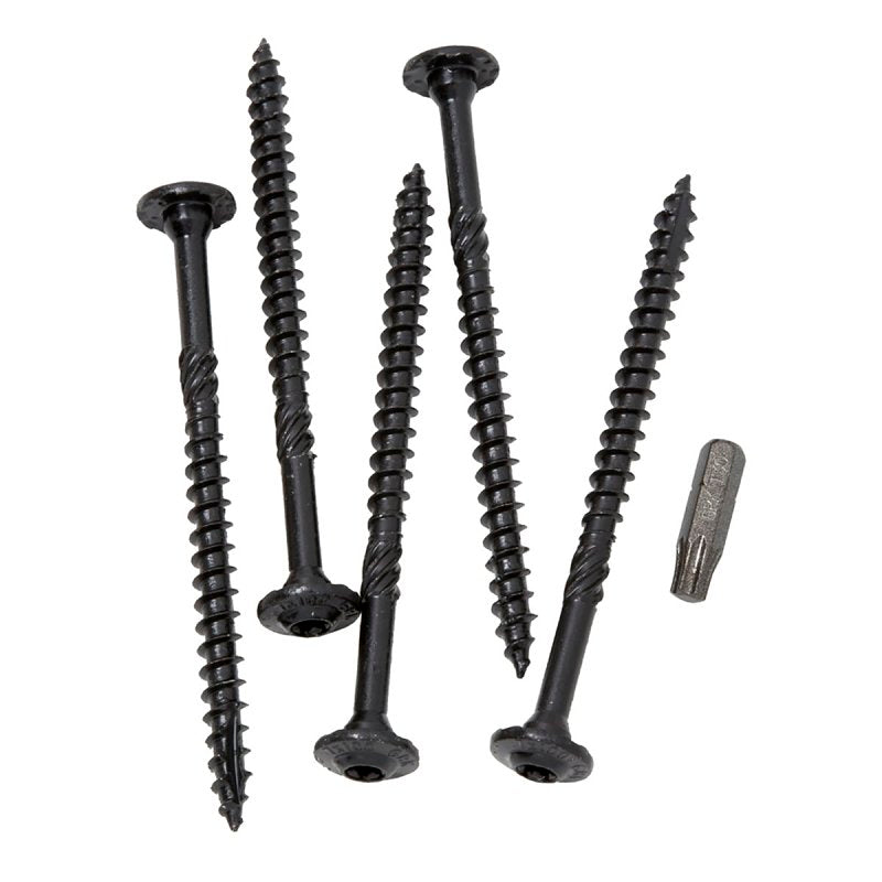 5/16" X 4" GRK RSS Black Structural Screws - 100/Pk
