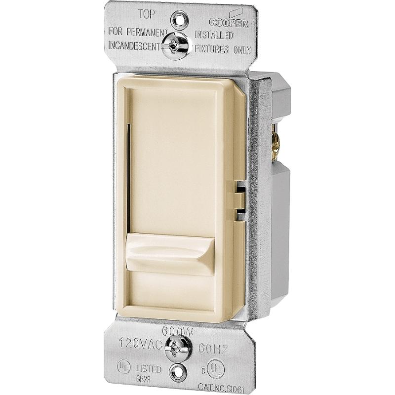 Slide Dimmer Ivory W/Non Preset