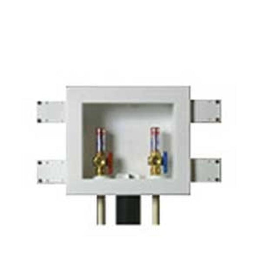 Washer Outlet Box 1/4" Turn Pex