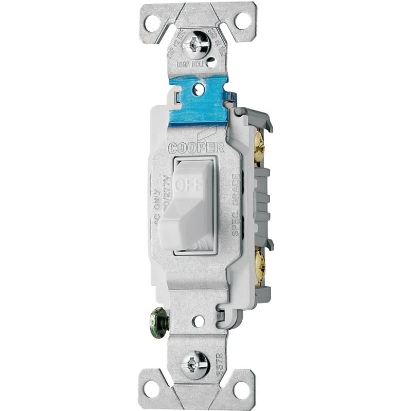 Eaton Toggle Switch White 15A CS115W