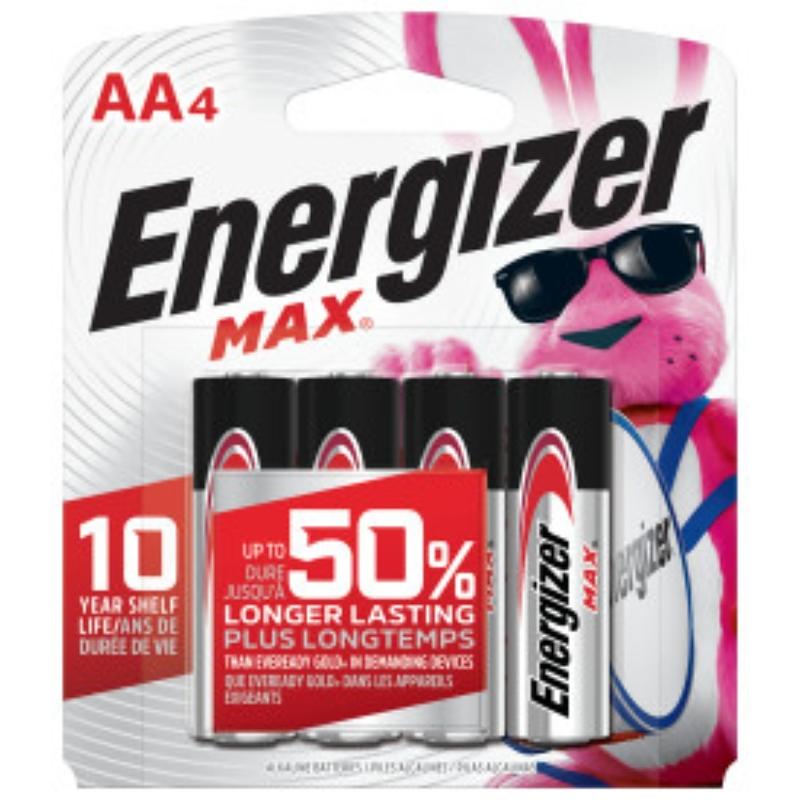 Energizer Max Aa Battery 4/pk