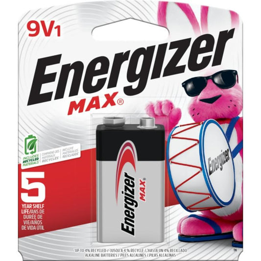 Energizer Max 9v Battery 522BP