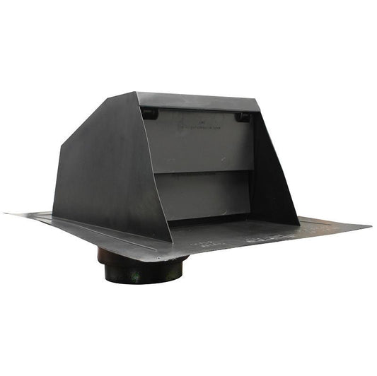 6" - 7" - 8" Exhaust Vent Black