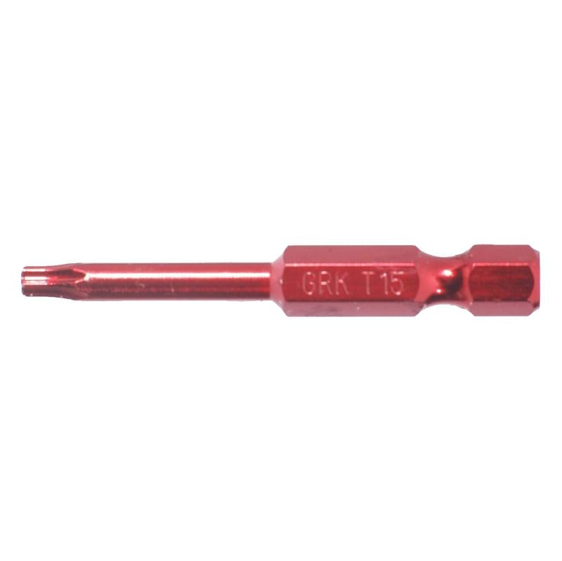 GRK T-15 2" Driver Bit Red 2pk