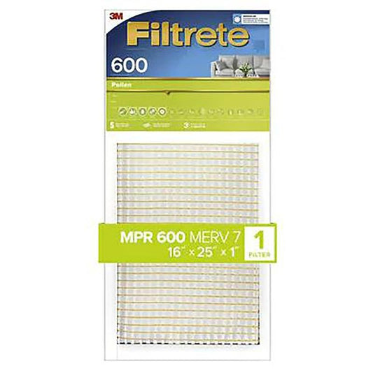 16" X 25" X 1" Furnace Filter Dust/Pollen