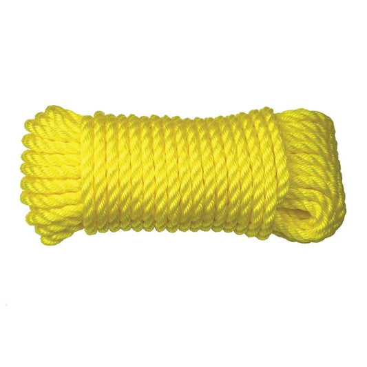 3/8" X 50' Yellow Poly Rope