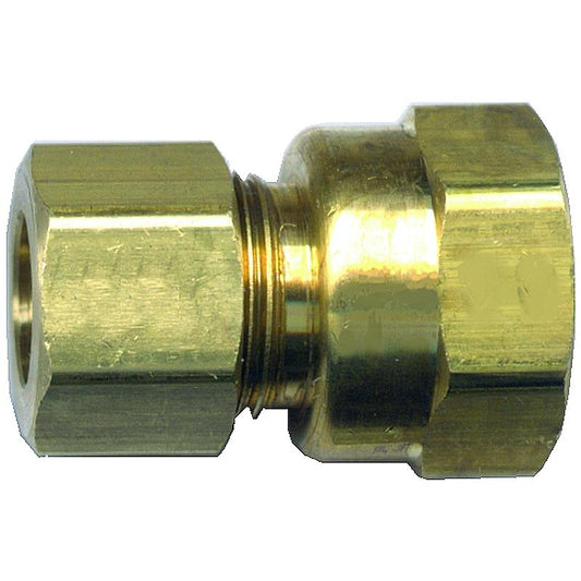 3/8" X 1/4" Compressioon X FPT Brass Connector