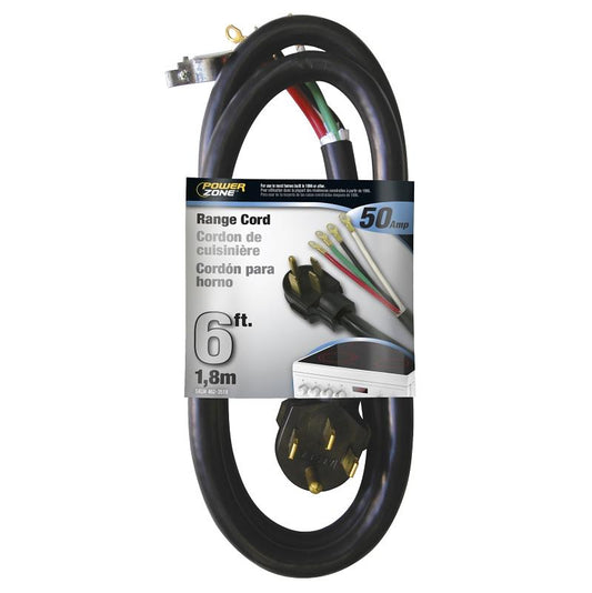 PowerZone 6' Range Cord 50A