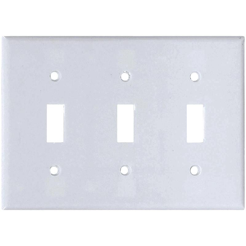 Eaton Triple Switch Plate White 2141W