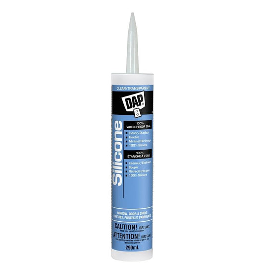 Dap Silicone Int/Ext Clear Caulking 300mL