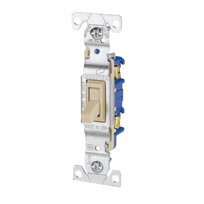 Eaton Toggle Switch Ivory 15A 1301V