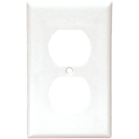 Eaton Single Receptacle Plate White 2132W