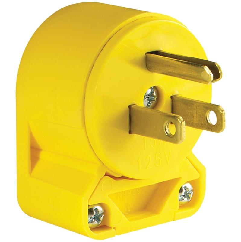 Eaton Angle Plug Yellow 15A 4867AN