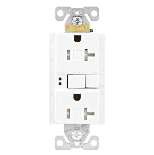 Eaton GFCI Receptacle White 20A 125V TRSGF20W