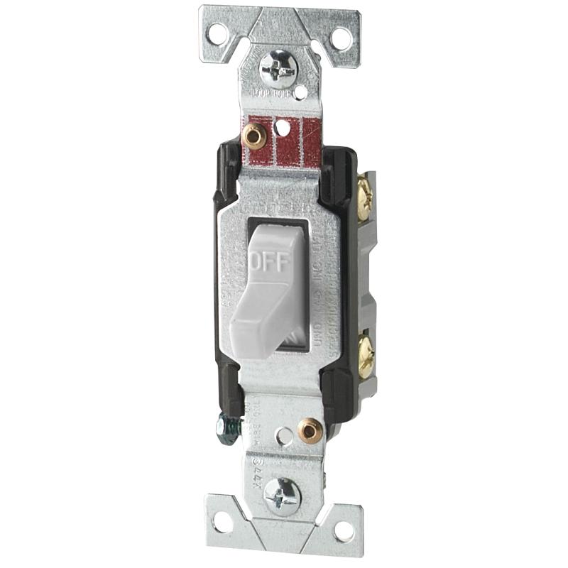 Eaton Toggle Switch White 20A CS120W