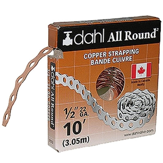 1/2" X 10' Copper Strap Allround