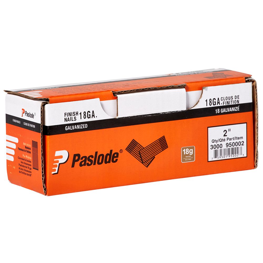 2" Paslode Brad Nails 18ga - 3000/Bx