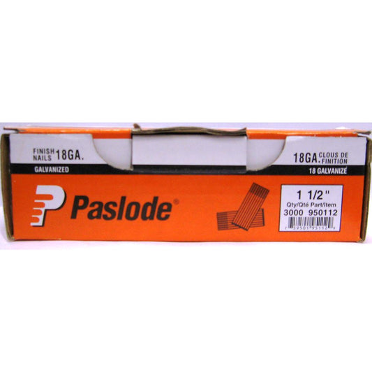 1 1/2" Paslode Brad Nails 18ga - 3000/Bx