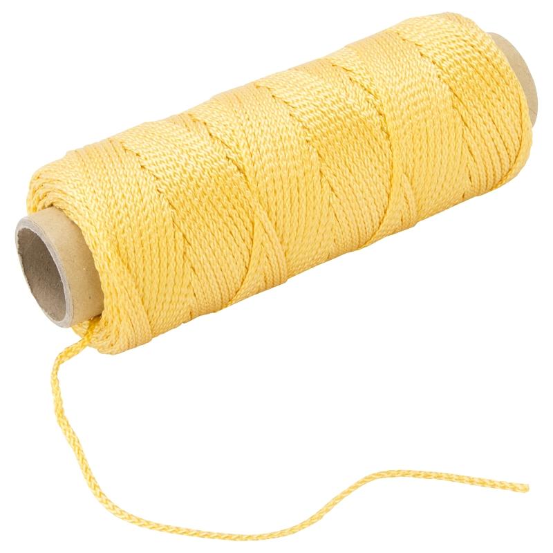 250' Line Mason Yellow Nylon Braided