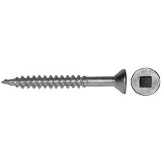 #10 X 1 1/4" Zinc Wood Screws - 100/Bx