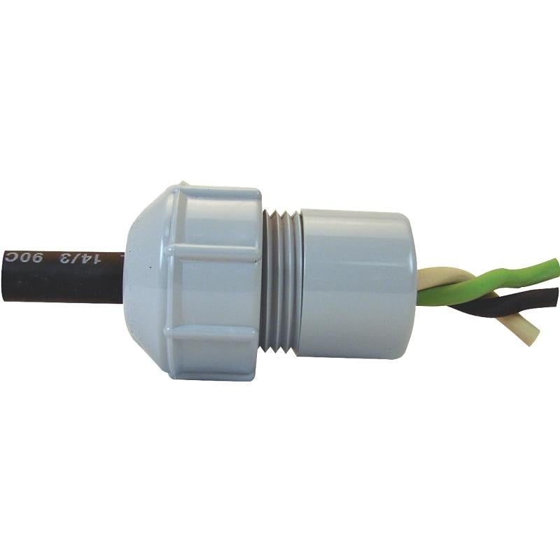 3/4" PVC Strain Relief Connector