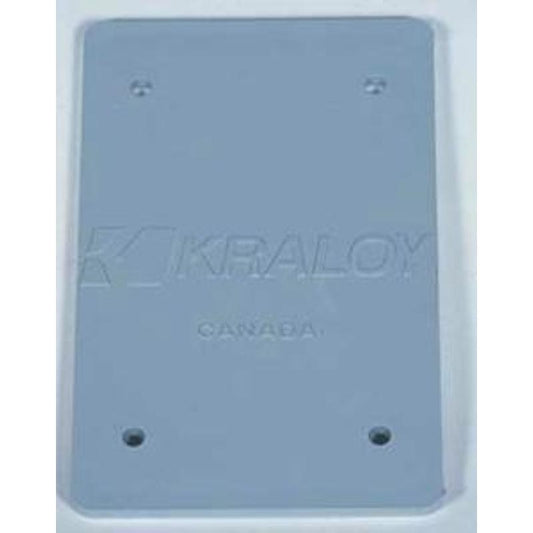 PVC Blank Box Cover Plate 1-Gang