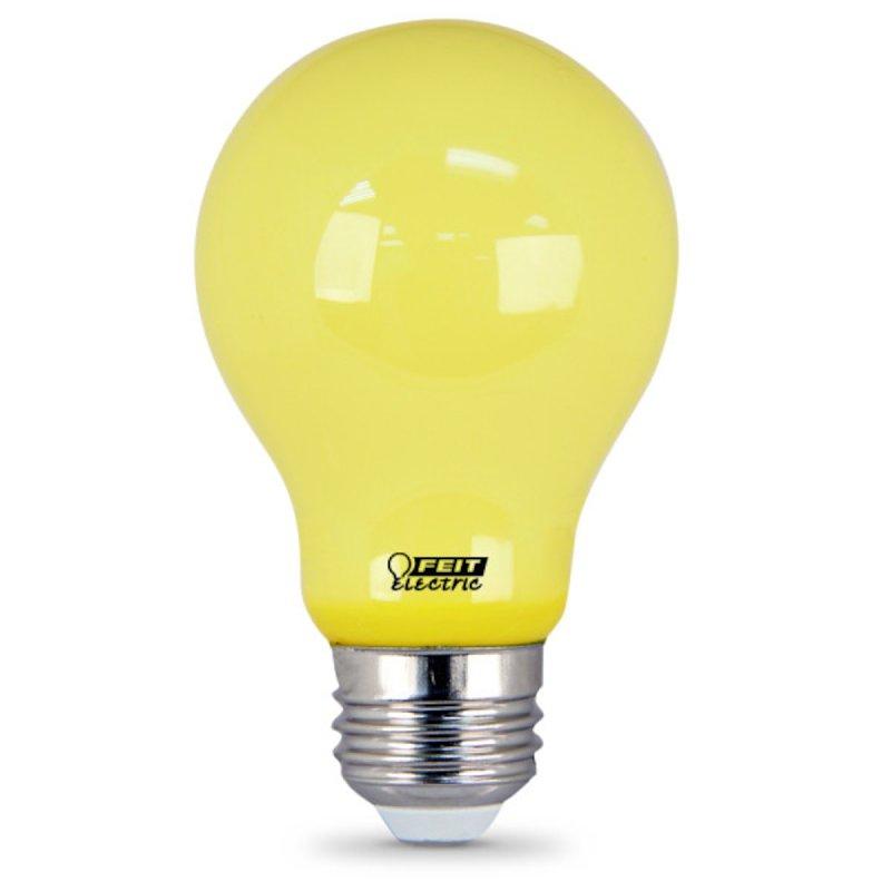 A19 Yellow LED Bug Bulb 5W/60W