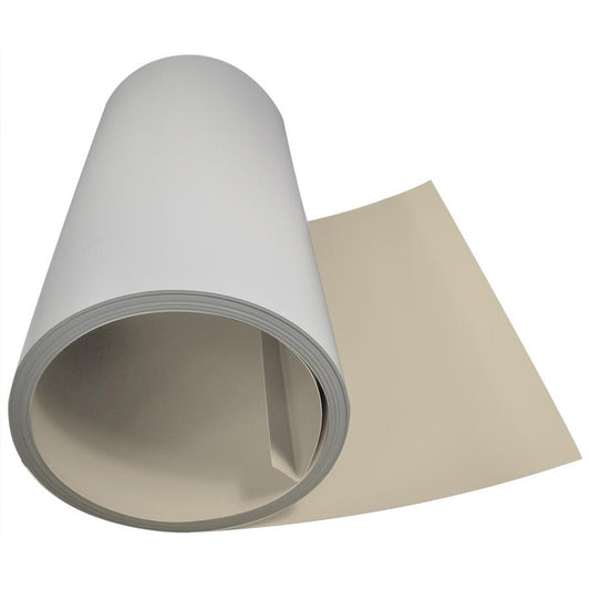 24" Gentek Aluminum Flatstock Ivory - Lnft