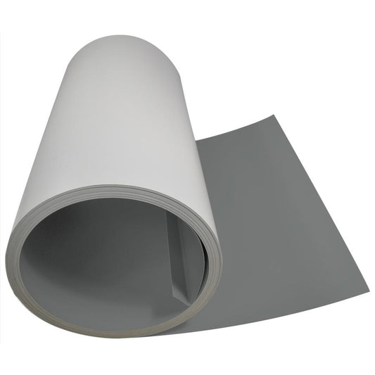 24" Gentek Aluminum Flatstock Storm Grey - Lnft